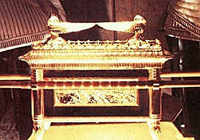 Ark of the Covenant as depicted in the motion picture, "Raiders of the Lost Ark",  1981 Lucasfilm Ltd.  It is used herein under the fair use doctrine.